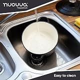 Nuovva Enamelled Cast Iron Dutch Oven 5 Quart with Lid Black 24cm view 5