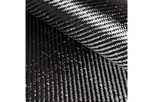 Fibre Glast Carbon Fiber Cloth Mat – High Strength Lightweight Aerodynamic Graphite Fabric for Auto, Aerospace, Boat Builds & Repairs – Epoxy & Resin Compatible, Black, 6 Oz, 1 Yard – Made in USA
