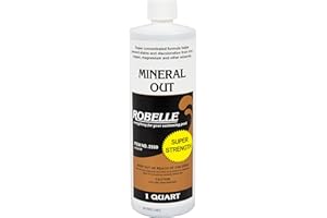 Robelle 1-Quart Concentrated Mineral Out, Pool Metal Remover, Stain Remover, Made in USA