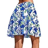 COOrun 18" Skorts for Women High Waist Golf Skirt Pleated Athletic Tennis Skorts with 4 Pockets Shorts Casual Modest Skirts
