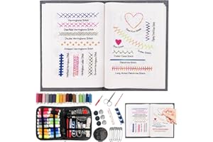 Newmemo 2026 New Embroidery Stitch Book Kit Sewing Practice Books All Scenario Embroidery Learning Books DIY Embroidery Book 