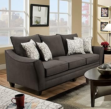 Amazon Com Chelsea Home Furniture Cupertino Sofa Flannel Seal