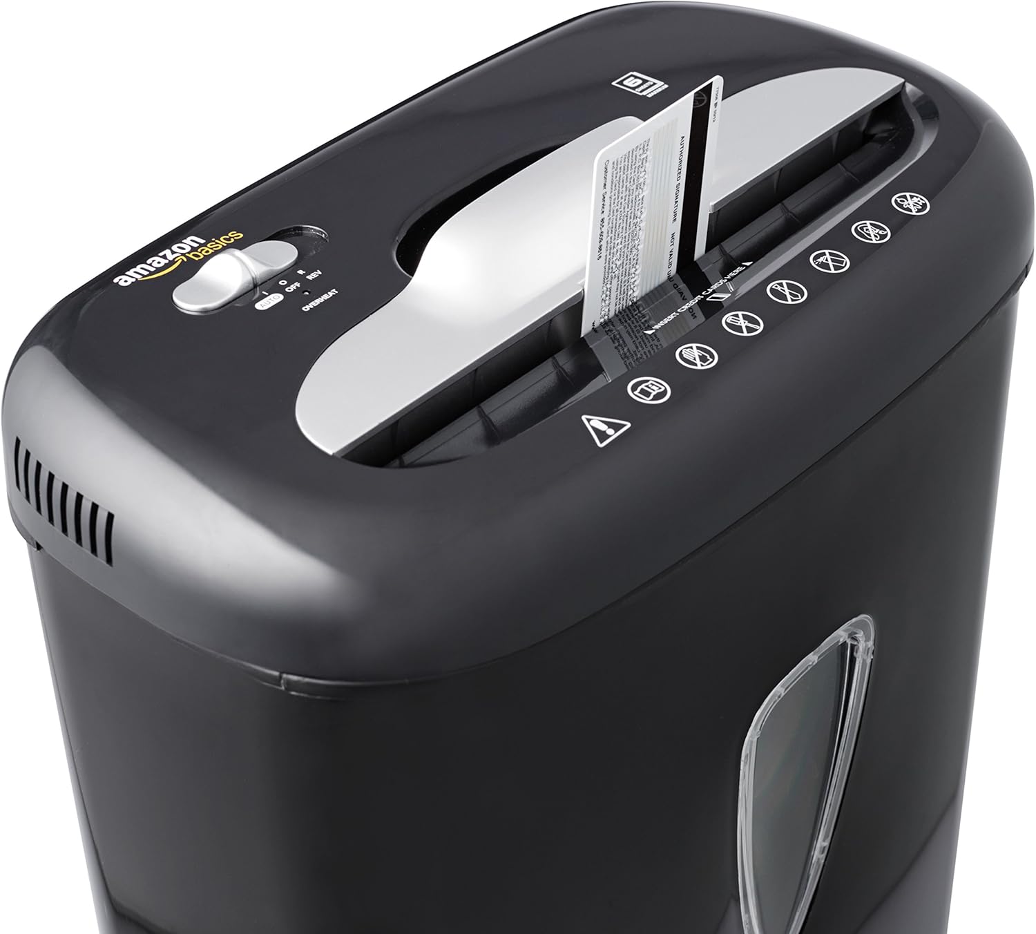 Basics 6-Sheet High-Security Micro-Cut Paper and Credit Card Home Office Shredder: Electronics