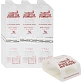 Catchmaster Spider Sticky Traps, Indoor Roach &amp; Insect Glue Traps, 30 Count | Peel &amp; Stick Glue Boards For Walls &amp; Ceilings, Brown Recluse Spider Traps, Roach Traps Indoor For Kitchens &amp; Bathrooms