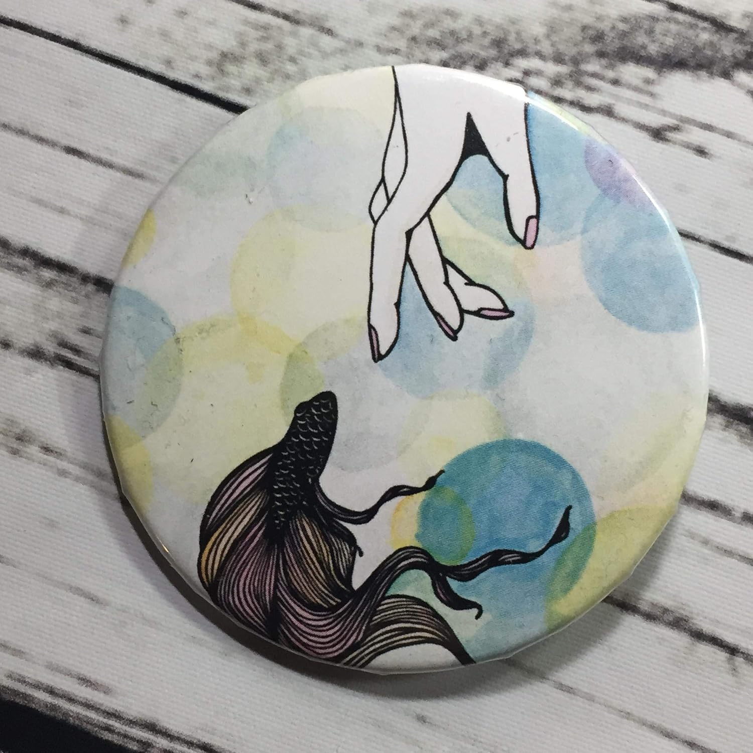 Amazon Com Touched Betta Fish Inspired Watercolor Painting