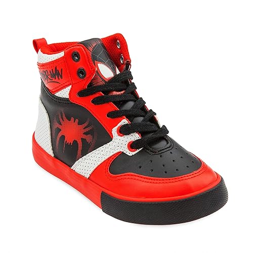 spiderman high top vans