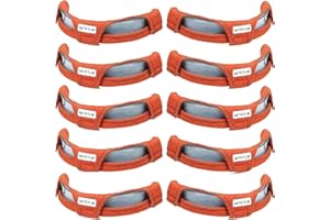 SUTETLW 10Pcs Hard Hat Sweatband Washable Cotton Hardhat Liner Reusable Hardhat Accessories Air Cushion Sweatband Helmet Comforter Pad