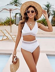 Blooming Jelly Women High Waisted Bikini Set Tummy