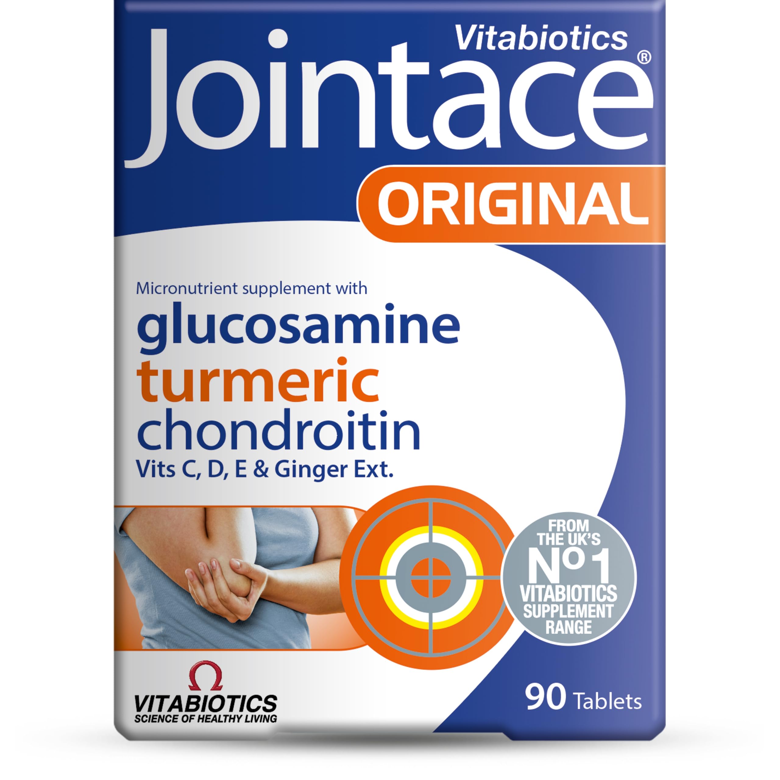 Jointace Original - Comprehensive Joints & Cartilage Support - Includes Turmeric, Ginger, Glucosamine & Chondroitin โ 90 Counts(Pack of 1)
