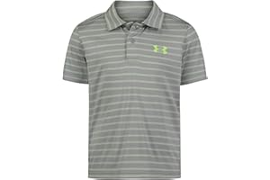 Under Armour boys Short Sleeve Ua Match Polo Collared Shirt, Chest Logo, Soft & Comfortable