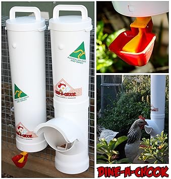 Dine A Chook Poulet Mangeoire Et Abreuvoir Dechook Abreuvoir Tasse