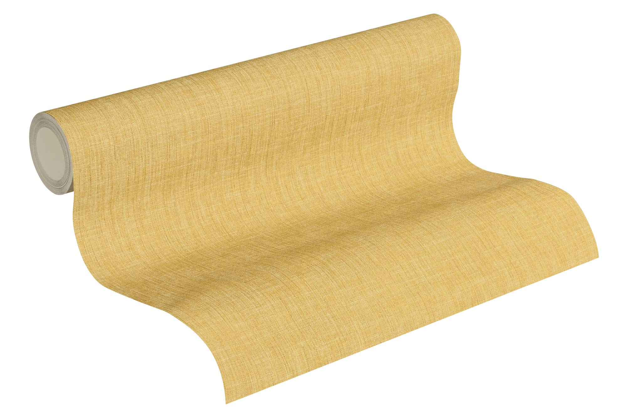 Livingwalls Plain Wallpaper Metropolitan Stories Non-Woven 10.05 m x 0.53 m Yellow Made in Germany 369221 36922-1