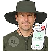 GearTOP Safari Hat for Men Sun Hats for Women UV Protection UPF 50+ Fishing, Gardening, Hiking Hat (22-23 1/2")