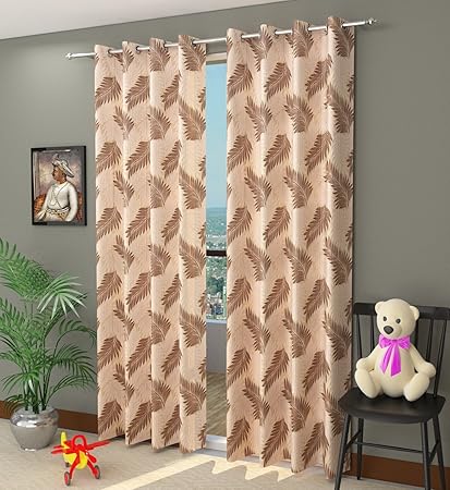 Premium 2 Piece Candy Polyester Curtains-Available in Door, Window,Long Door