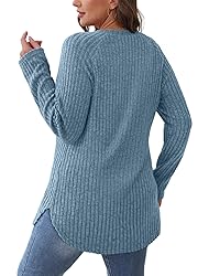 Saloogoe Tunic Tops to Wear with Leggings Long