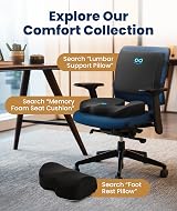 Everlasting Comfort Memory Foam Seat Cushion for Office Chair & Car – Large, view 8