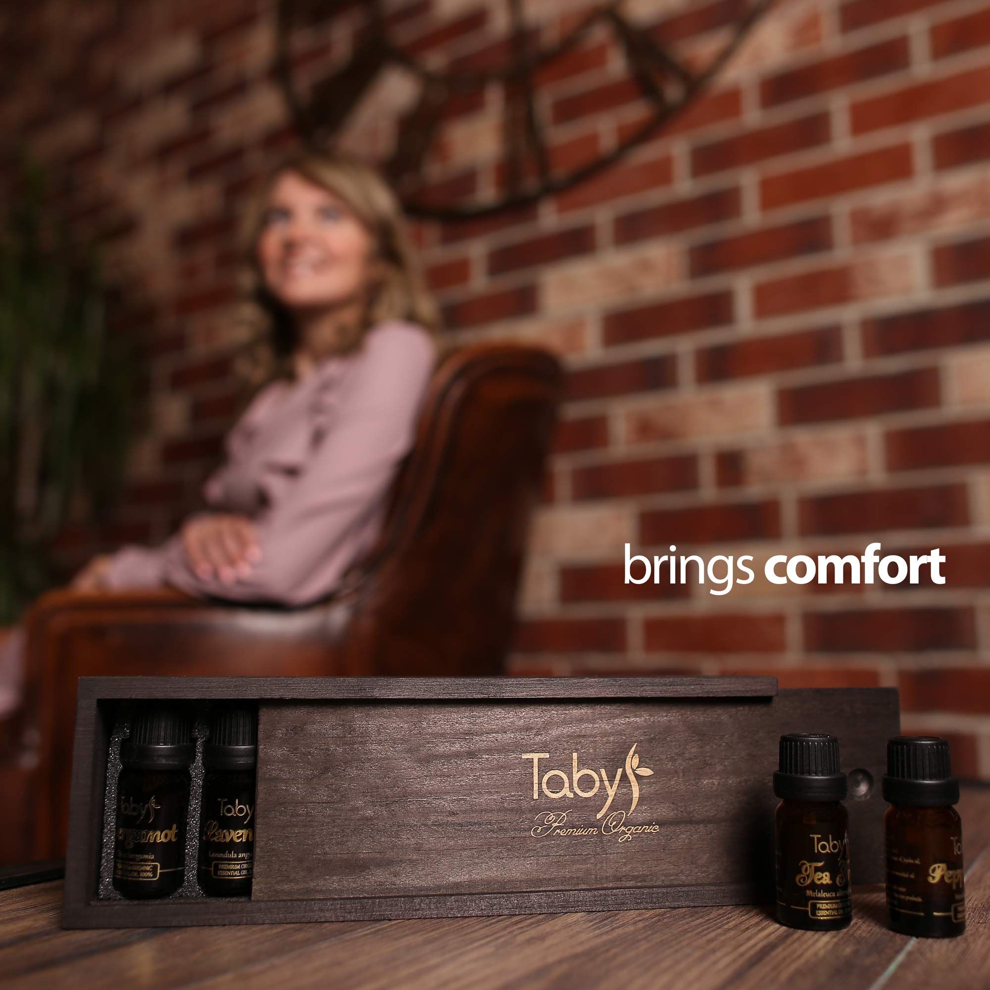 Aromatherapy Essential Oils 100% Natural 8 Oils Gift Set - Bergamot, Lavender, Tea Tree, Peppermint, Lemon, Eucalyptus, Orange, Rosemary