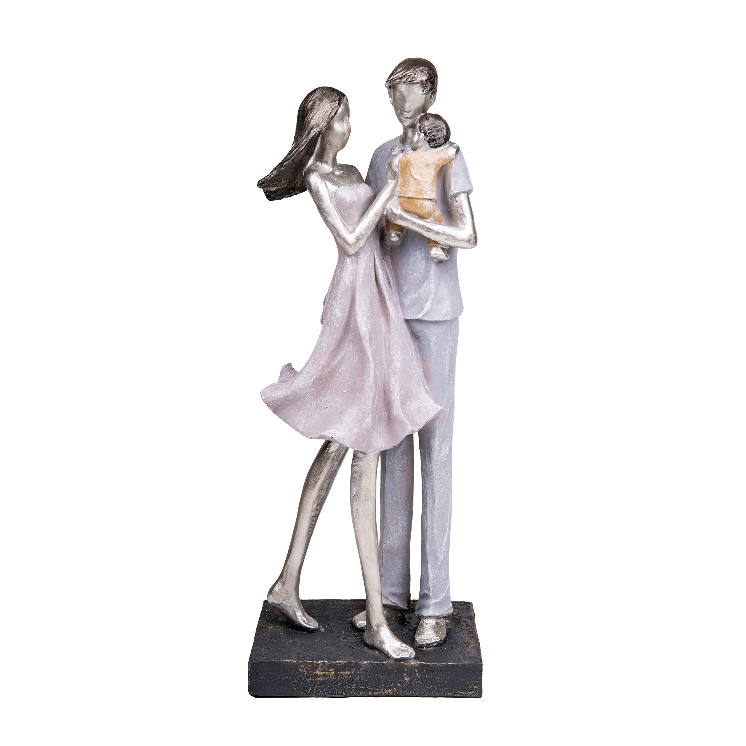 Maturi Couple of Baby in Summer Dresses Figurine, Gift, Home Decoration, 35cm / 13.8"