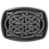 HAQUIL Celtic Knot Belt Buckle For Men Scottish Rectangle Stainless Steel Western Belt Jeans Accessories Fashion Gifts For Men