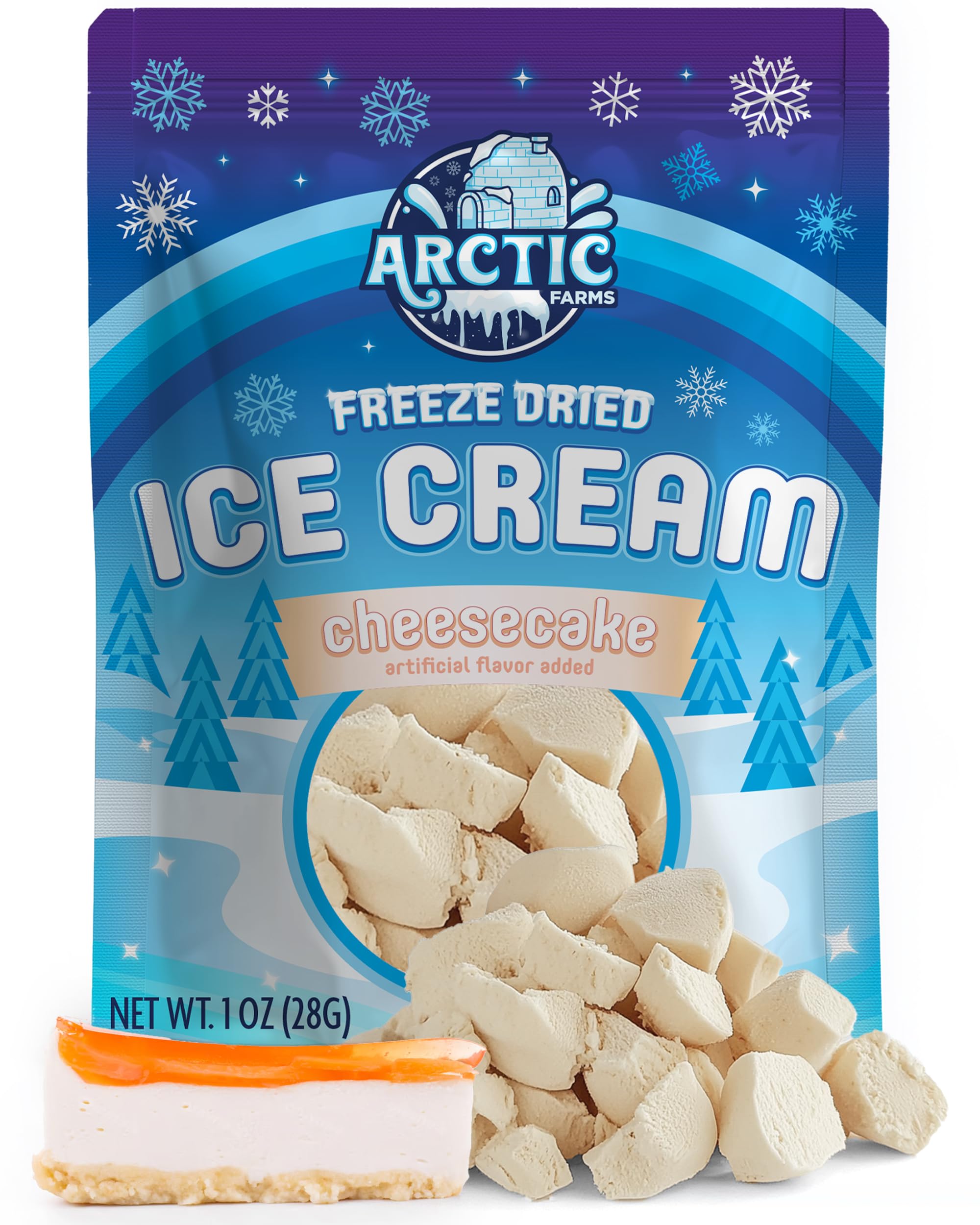 Arctic Farms Freeze Dried Ice Cream that Does Not