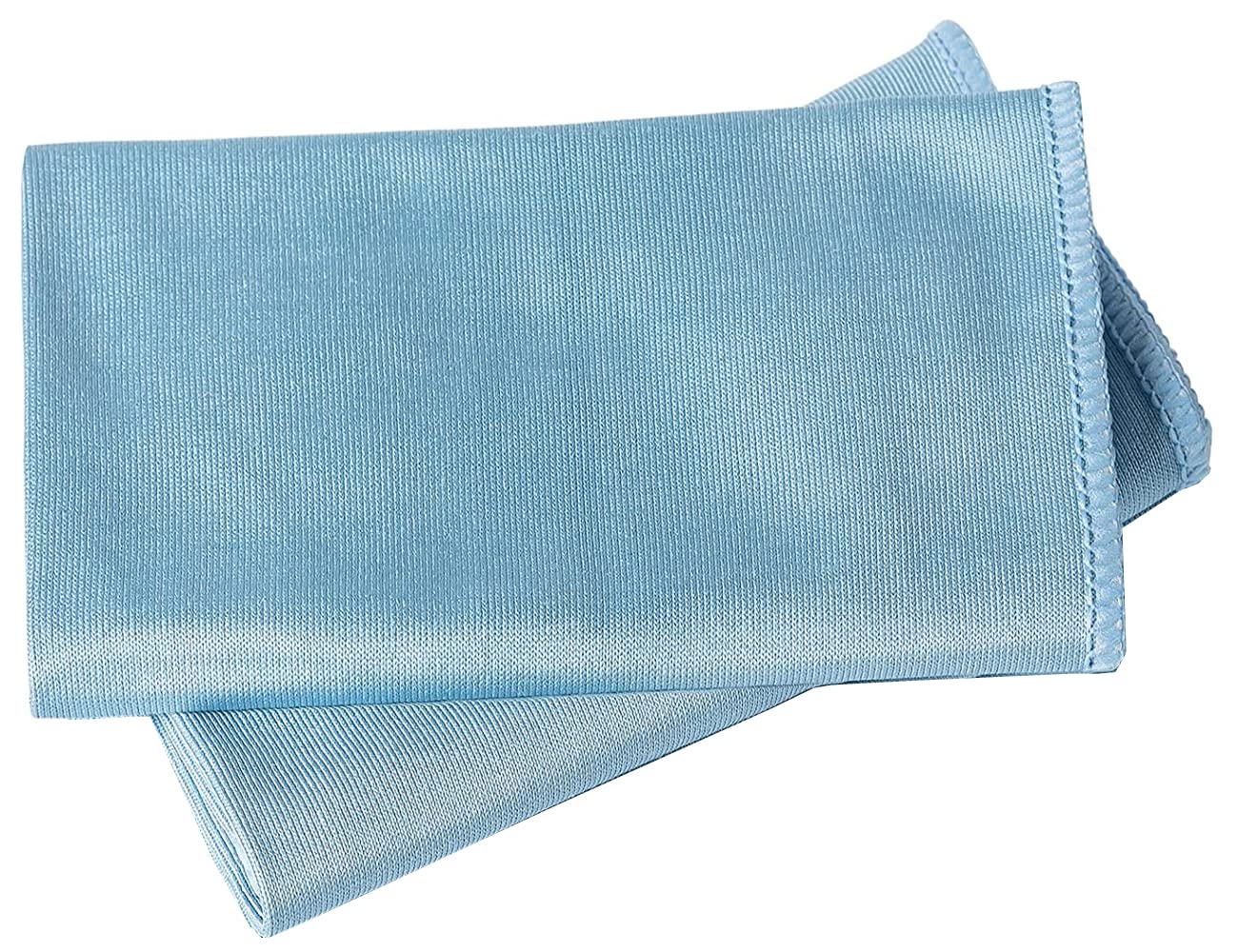 LIRITE Microfibre Cleaning Cloths Glass Polishing Cloths Lint free Cloths Glass Cloths Kitchen Rags Wash Cloths Bar Dish Towel 40cmX60 cm 2Pack Blue