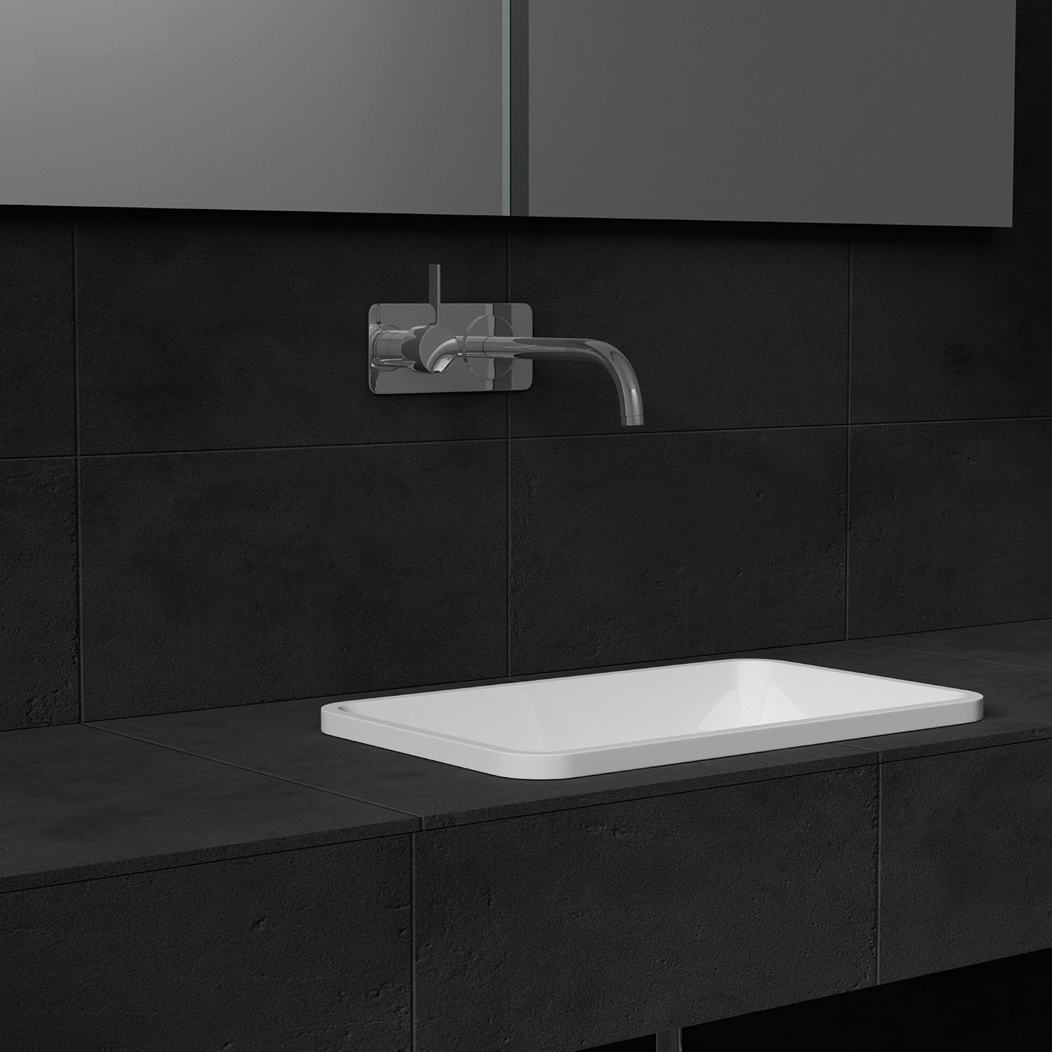Einbauwaschbecken Colossum 104 55x 35x10 cm ca Design