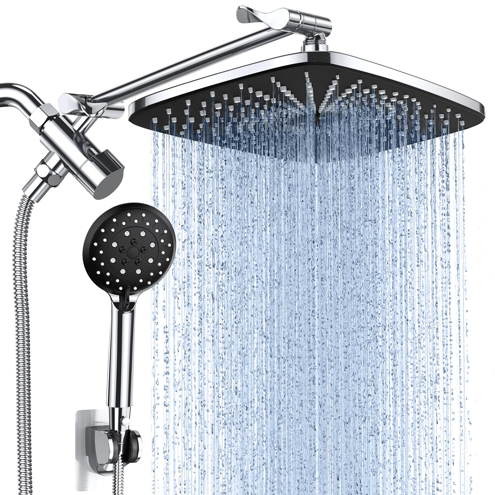 Mua Veken 11.8 Inch High Pressure Rain Shower Head Combo with Extension ...