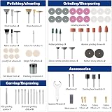 WORKPRO Rotary Tool Accessories Kit 476 Piece 1/8" Shank Dremel Compatible view 2