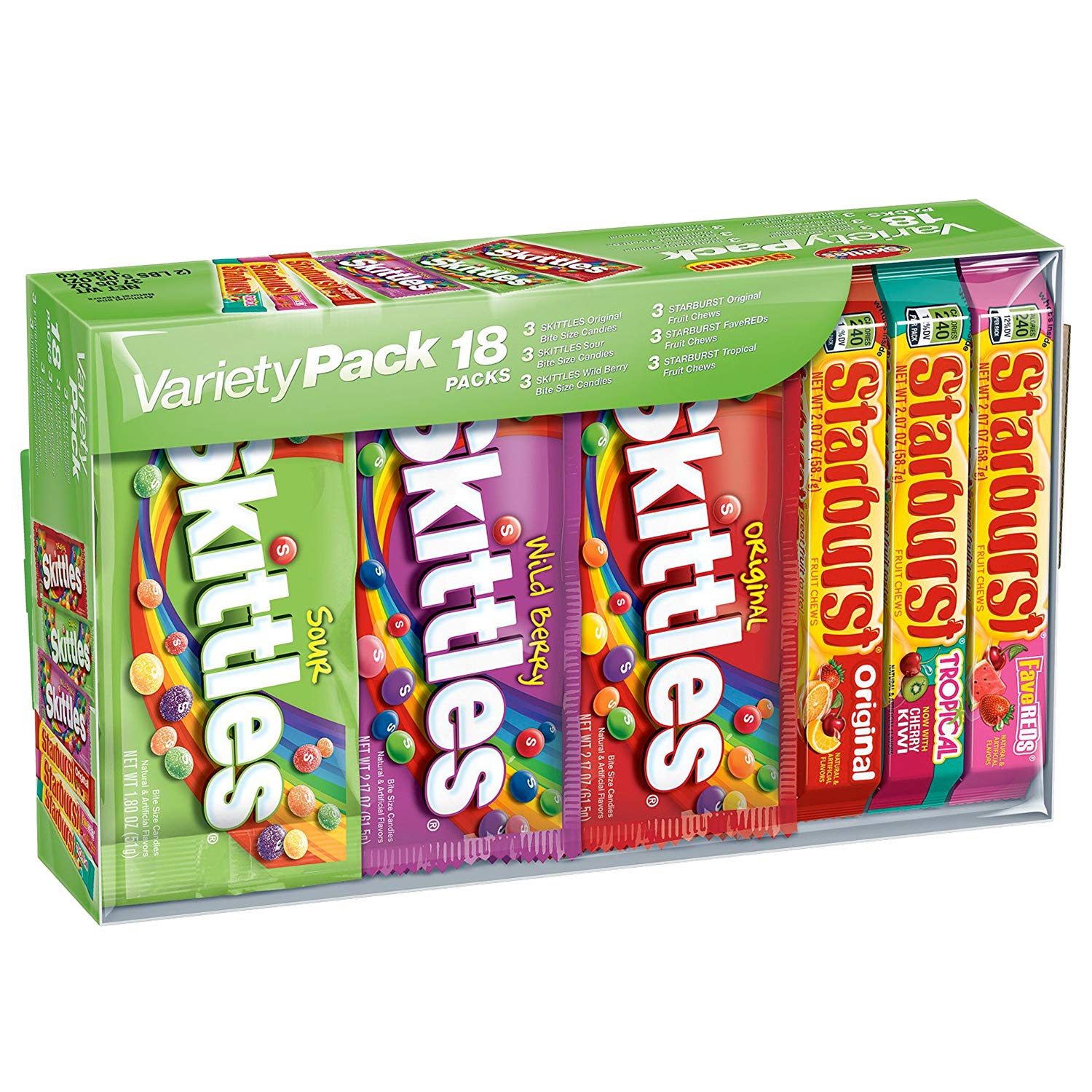 SKITTLES \u0026 STARBURST Full Size Variety 