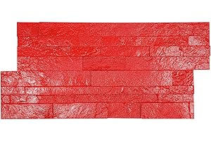 CNCEST Concrete Molds Concrete Stamps - Multi-layered Stone Slab Texture, Polyurethane Concrete Texturing Skin, Realistic Slate Concrete Stamps, Concrete Mould Stamping Molds for Wall & Floor