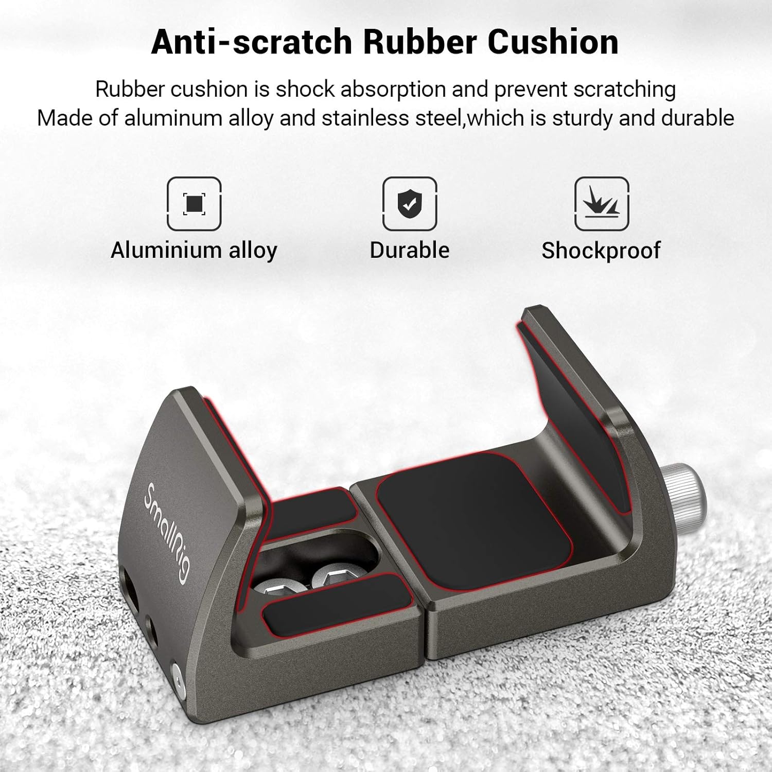 SMALLRIG Aluminum Power Bank Holder, Powerbank Mount Clamp for Portable Power Banks with Width Range from 53mm to 81mm - 2790 - Image 5