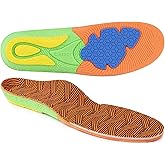 Liktadr Shoe Inserts for Women Men, Arch Support-Plantar Fasciitis Insoles, Orthotic Inserts to Relieve Foot Pain, Flat Feet Inserts, Provide Cushioning and Support for Men's Feet(M:M8-10/W10-12)