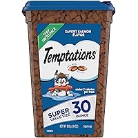 TEMPTATIONS Classic Crunchy and Soft Cat Treats, 30 oz.