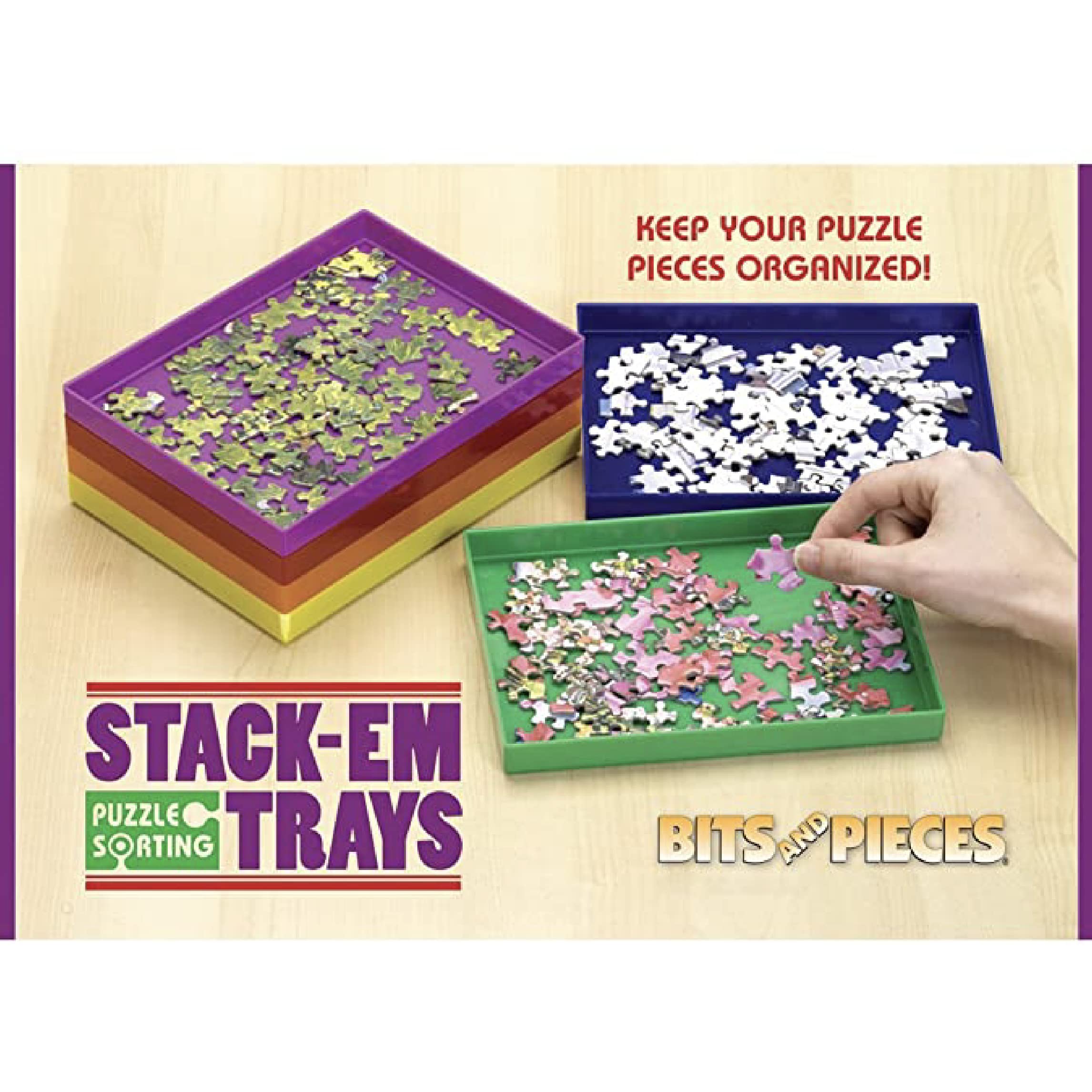 Bits and Pieces - Stack-Em Sorting Trays - Puzzle Gift