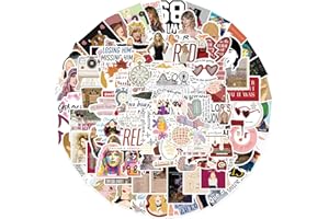 Taylor Swift Lyrics Stickers Pack – 150pcs Aesthetic Vinyl Decals Inspired by Albums & Quotes – Waterproof Stickers for Lapto