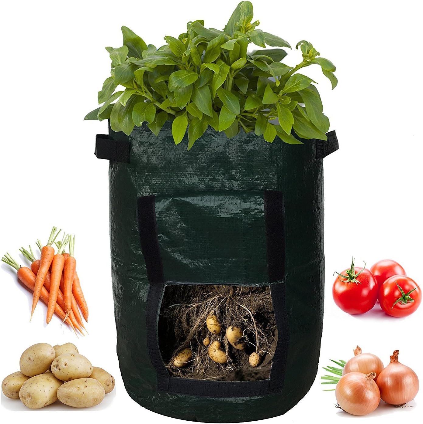 Bolsa de cultivo, 50L, 34 x 35 cm Jardín Seed Box Huerto urbano ...