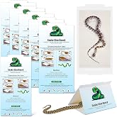 Qualirey 8 Pack Snake Glue Trap, Large Sticky Snake Glue Boards 8" X 14" | Snake Traps for Inside Outside, Pre Scented Adhesive Traps with Enhanced Stickiness for Mouse Rat Lizard, Safe Easy to Use