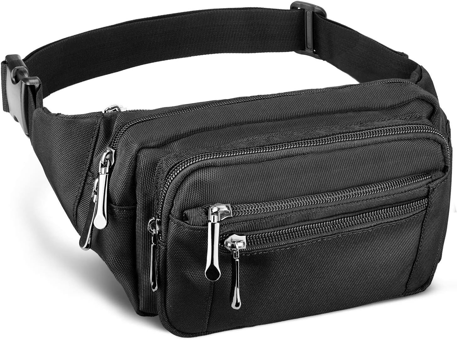 Fanny Pack for Men&Women with Water-Resistant Adjustable Strap Waist Pack Bags for Sports Workout Running Traveling Hiking Cycling Casual Carrying of All Phones: Sports & Outdoors