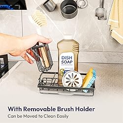 SWTYMIKI Sink Caddy Sponge Holder - Kitchen Sink
