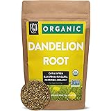 Organic Dandelion Root | Loose Tea (200+ Cups) | 16oz/453g Resealable Kraft Bag | 100% Raw From Bulgaria | by FGO