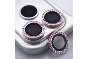 BONVAN for iPhone 17 Pro / 17 Pro Max Camera Lens Protector Bling Glitter Diamond Metal Crystal Tempered Glass Screen Accesso