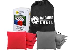 Tailgating Gmall Cornhole Bags Set of 8 Regulation Professional Corn Hole Bean Bags Weather Resistant for Tossing Adults Yard Game