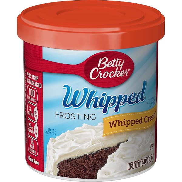 BETTY CROCKER FROSTING, WHIPPED GLUTEN FREE FROSTING, WHIPPED...