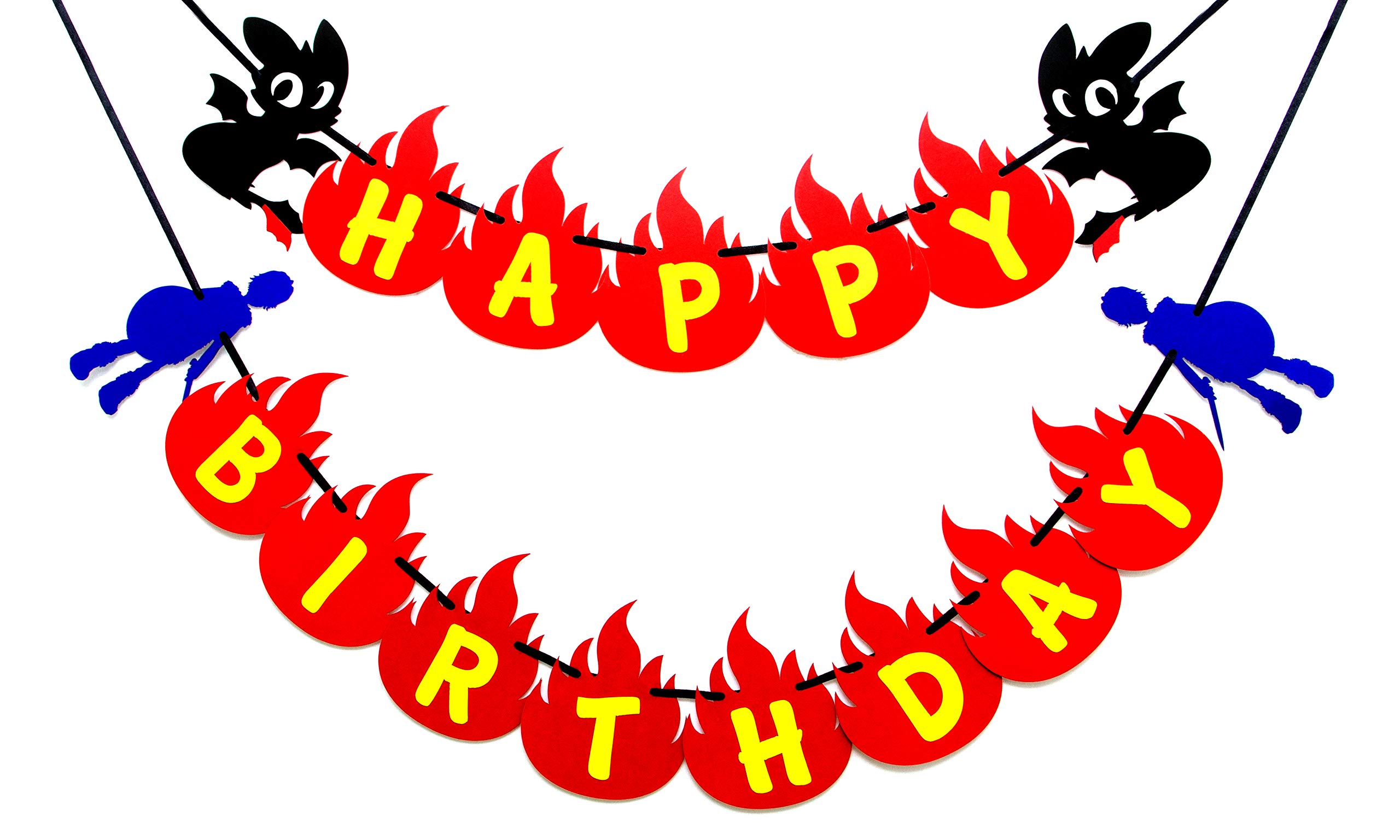 HTYD Happy Birthday Banner