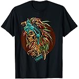 Aztec Skull Cool Death's Head Skeleton Inca Maya Gift Idea T-ShirtOEKO-TEX STANDARD 100