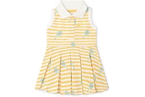 Monica + Andy Baby-Girls Organic Pleated Tennis Dress