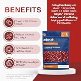 Zipvit Cranberry Tablets 10000mg with Vitamin C 120 Vegan Tablets view 2