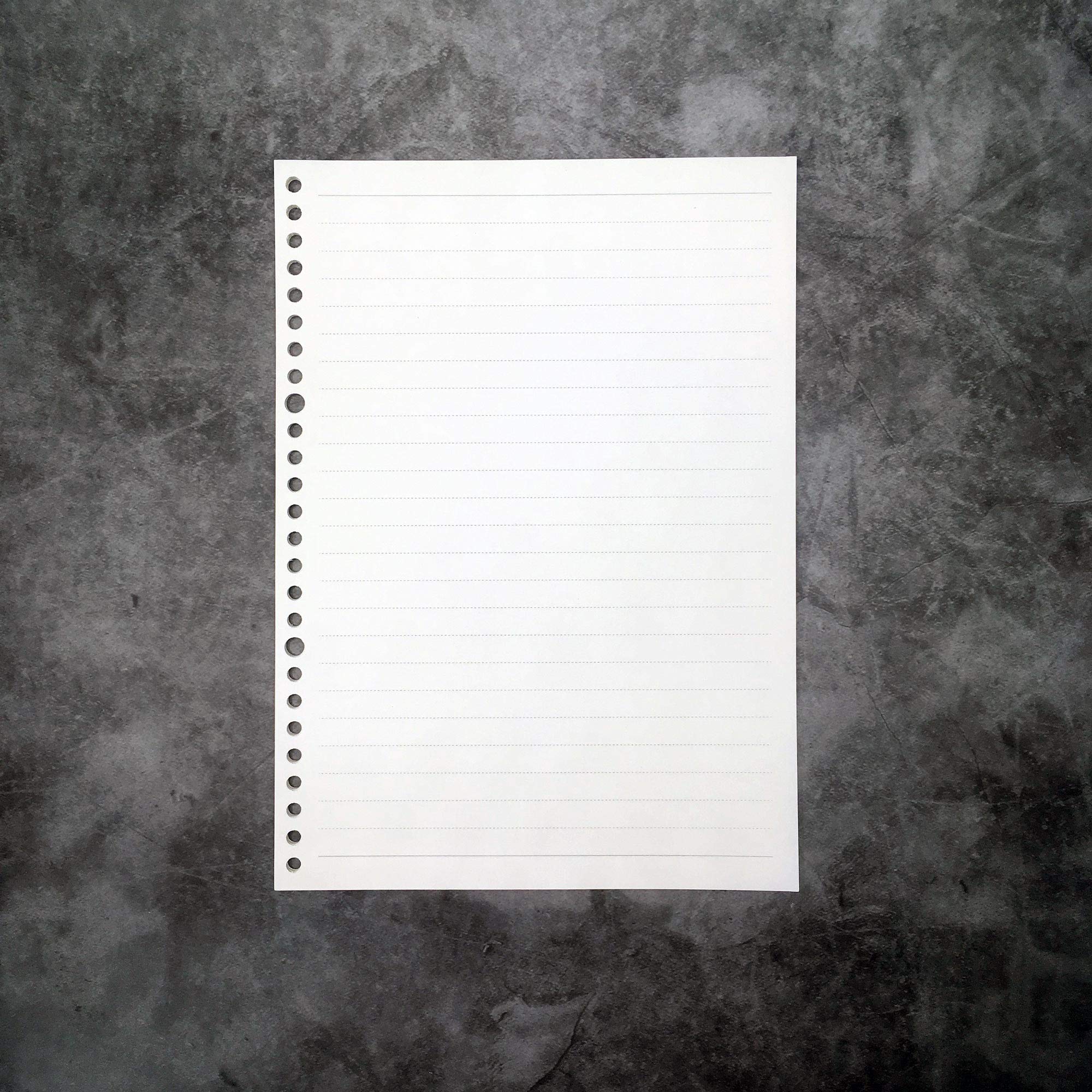 B5 9-Rings 26- Rings DIY Clear Plastic Round Ring View Binder Binding Cover Protector Loose Spiral Notebook Cover Hoder (Line Refill, 26 Holes)