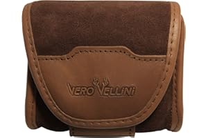 Vero Vellini VV Leather Cartridge Case (Brown Suede)