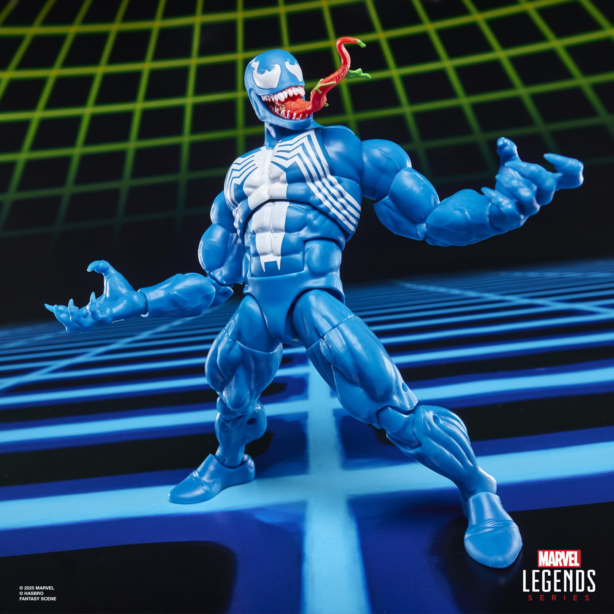 Marvel Legends Series Gamerverse Captain America vs Venom, Retro Video Game-Inspired Collectible 6-Inch Action Figures